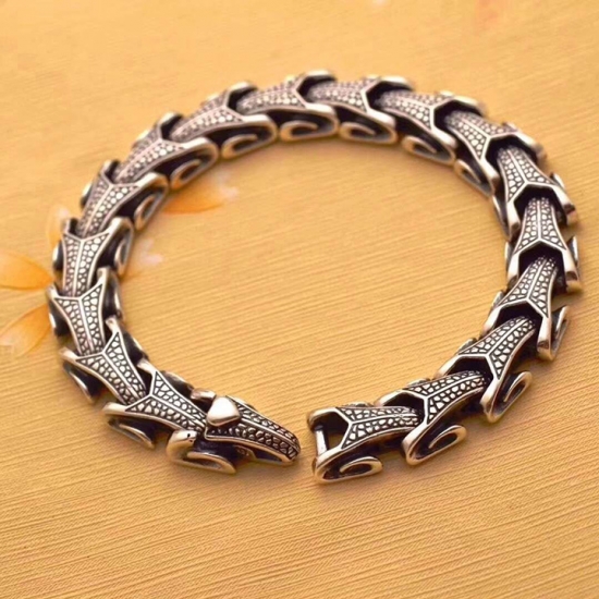 Handmade Snake Chain Braclet(Sterling Silver)