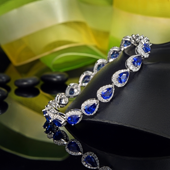 Sapphire 18K Gold Bracelet