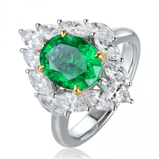 Prong Setting Emerald Fine Jewelry