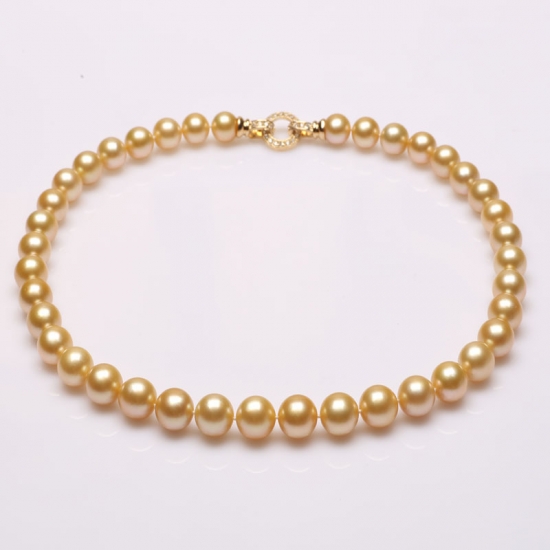 Seawater Golden Pearl Necklace
