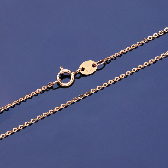 O Shape Cross Chain Necklace