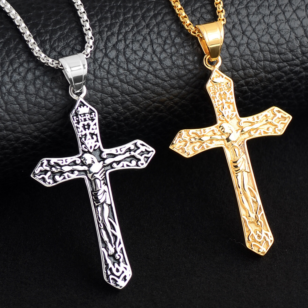  Silver Cross Necklace For Men