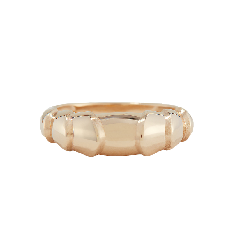14K Solid Gold Ring Band