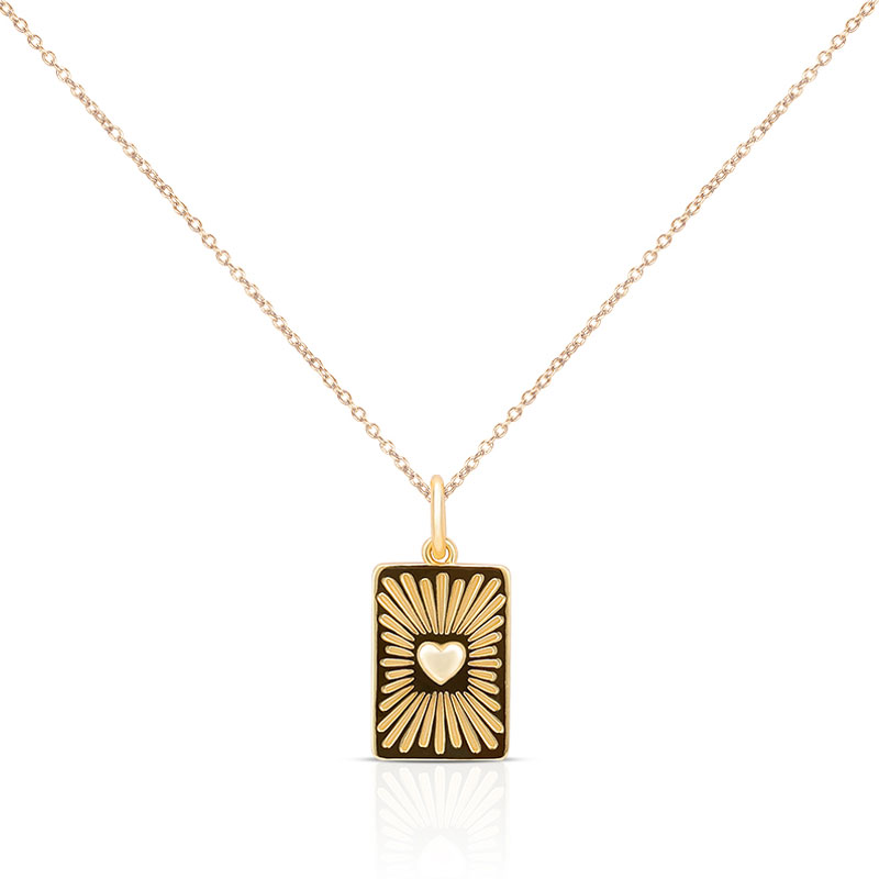 sunburst pendant necklace